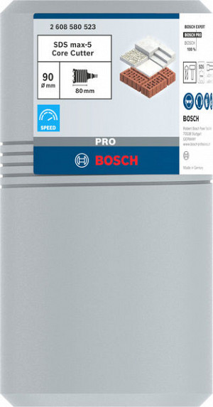 PRO SDS max-5 Core Cutter, 90 x 80 x 100 mm