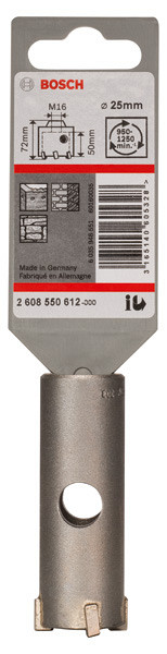 PRO SDS plus-5 Core Cutter, 25 x 50 x 72 mm