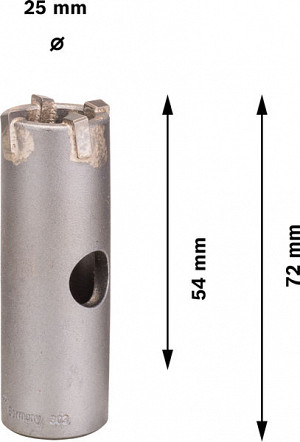 PRO SDS plus-5 Core Cutter, 25 x 50 x 72 mm