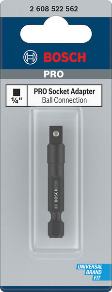 PRO Socket Adapter s kroglično povezavo, 1/4