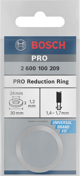 Reducirni obroč za liste za krožno žago PRO, 30 x 1,2 x 24 mm
