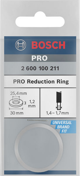 Reducirni obroč za liste za krožno žago PRO, 30 x 1,2 x 25,4 mm