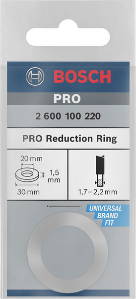 Reducirni obroč za liste za krožno žago PRO, 30 x 1,5 x 20 mm