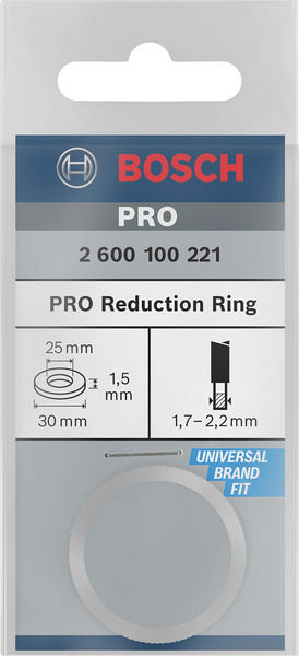 Reducirni obroč za liste za krožno žago PRO, 30 x 1,5 x 25 mm