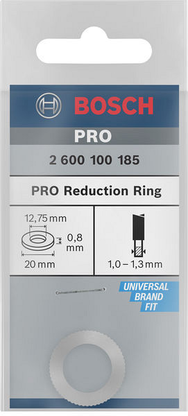 Reducirni obroč za liste za krožno žago PRO, 20 x 0,8 x 12,75 mm