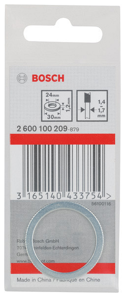 Reducirni obroč za liste za krožno žago PRO, 30 x 1,2 x 24 mm