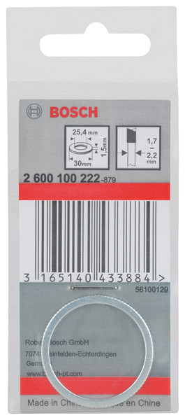Reducirni obroč za liste za krožno žago PRO, 30 x 1,5 x 25,4 mm