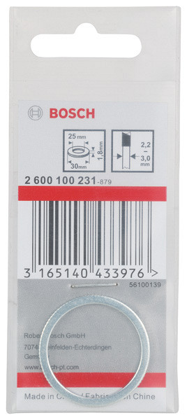 Reducirni obroč za liste za krožno žago PRO, 30 x 1,8 x 25 mm