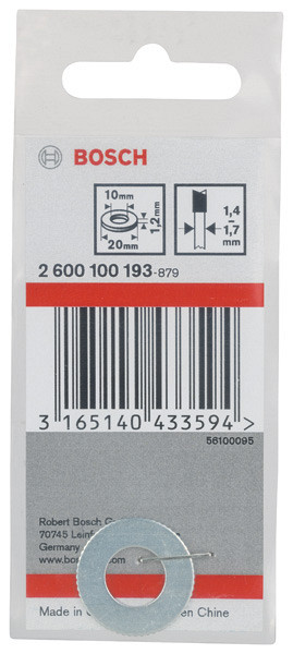 Reducirni obroč za liste za krožno žago PRO, 20 x 1,2 x 10 mm
