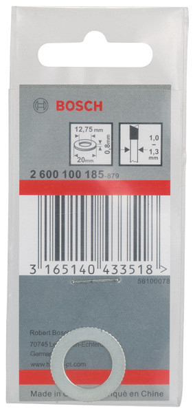 Reducirni obroč za liste za krožno žago PRO, 20 x 0,8 x 12,75 mm