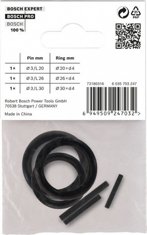 Retaining Ring and Pin Set for PRO Impact Socket, 1/2 palca, 6-delni