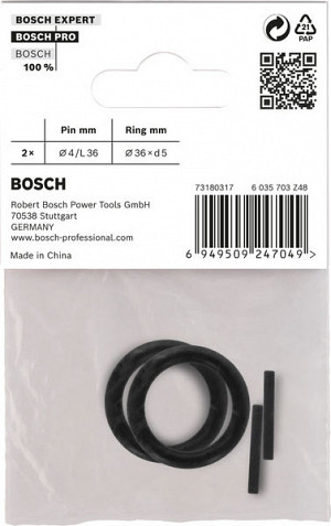Retaining Ring and Pin Set for PRO Impact Socket, 3/4 palca, 4-delni