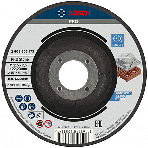 Rezalna plošča PRO Stone, 115 x 2,5 x 22,23 mm