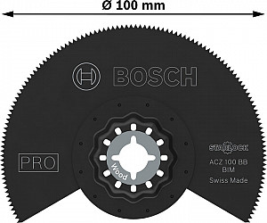 Rezilo za večnamensko orodje PRO ACZ 100 BB, 100 mm