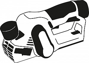 Skobeljni nož, 82 mm, raven, volframov karbid, 40°