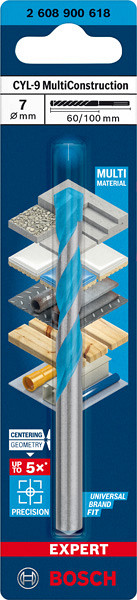 Sveder EXPERT CYL-9 MultiConstruction, 7 x 60 x 100 mm