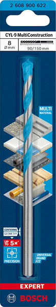 Sveder EXPERT CYL-9 MultiConstruction, 8 x 90 x 150 mm
