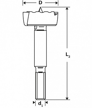 Sveder Forstner 16 mm