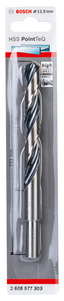 Sveder HSS PointTeQ 12,5 mm (krajše vpenjalno steblo)