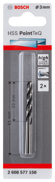 Sveder HSS PointTeQ 3,0 mm