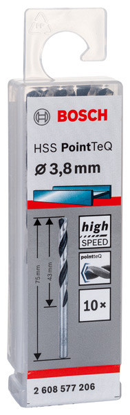Sveder HSS PointTeQ 3,8 mm