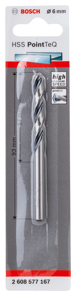 Sveder HSS PointTeQ 6,0 mm