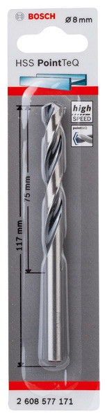 Sveder HSS PointTeQ 8,0 mm