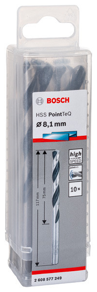 Sveder HSS PointTeQ 8,1 mm