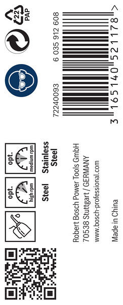 Sveder PRO Stainless Steel HSS-Co, 4,2 x 43 x 75 mm, 10 kosov