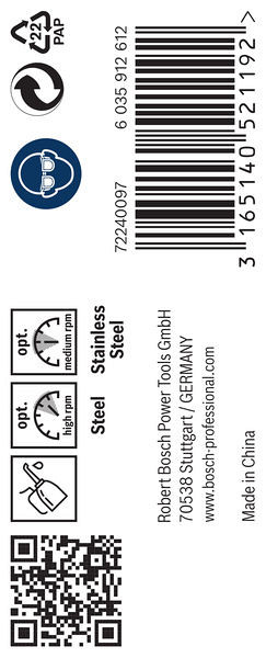 Sveder PRO Stainless Steel HSS-Co, 4,8 x 52 x 86 mm, 10 kosov