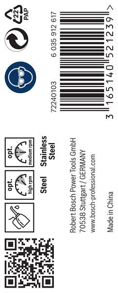 Sveder PRO Stainless Steel HSS-Co, 5,5 x 57 x 93 mm, 10 kosov