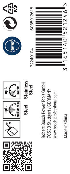 Sveder PRO Stainless Steel HSS-Co, 6 x 57 x 93 mm, 10 kosov