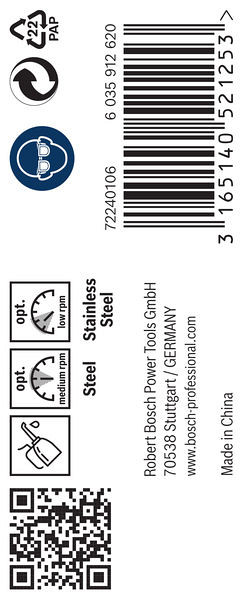 Sveder PRO Stainless Steel HSS-Co, 6,5 x 63 x 101 mm, 10 kosov