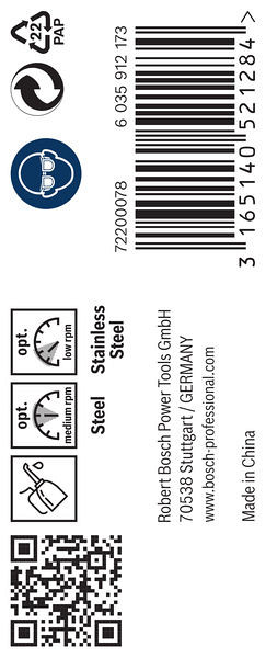 Sveder PRO Stainless Steel HSS-Co, 7,5 x 69 x 109 mm, 10 kosov