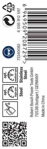 Sveder PRO Stainless Steel HSS-Co, 2,8 x 33 x 61 mm, 10 kosov