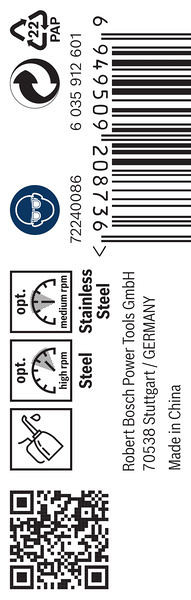 Sveder PRO Stainless Steel HSS-Co, 3,4 x 39 x 70 mm, 10 kosov