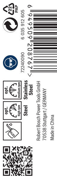 Sveder PRO Stainless Steel HSS-Co, 3,8 x 43 x 75 mm, 10 kosov
