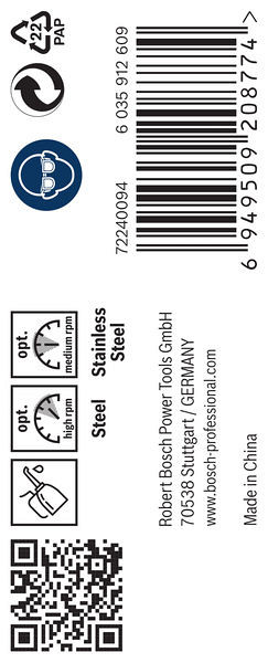Sveder PRO Stainless Steel HSS-Co, 4,3 x 47 x 80 mm, 10 kosov