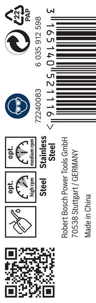 Sveder PRO Stainless Steel HSS-Co, 3 x 33 x 61 mm, 10 kosov