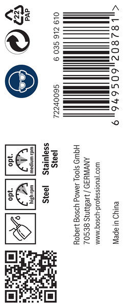 Sveder PRO Stainless Steel HSS-Co, 4,4 x 47 x 80 mm, 10 kosov