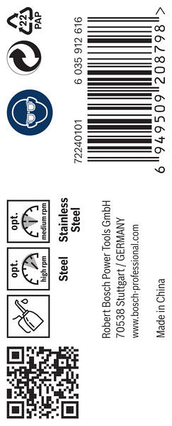 Sveder PRO Stainless Steel HSS-Co, 5,3 x 52 x 86 mm, 10 kosov