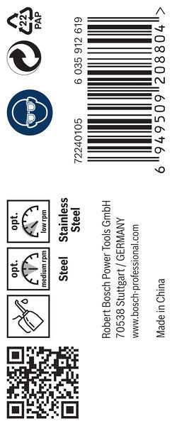 Sveder PRO Stainless Steel HSS-Co, 6,2 x 63 x 101 mm, 10 kosov