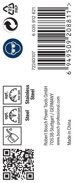 Sveder PRO Stainless Steel HSS-Co, 6,7 x 63 x 101 mm, 10 kosov