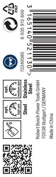Sveder PRO Stainless Steel HSS-Co, 3,3 x 36 x 65 mm, 10 kosov