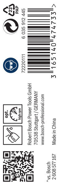 Sveder standardne dolžine PRO Metal HSS-G, 1,2 x 16 x 38 mm, 10 kosov