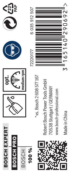 Sveder standardne dolžine PRO Metal HSS-G, 6,8 x 69 x 109 mm, 10 kosov