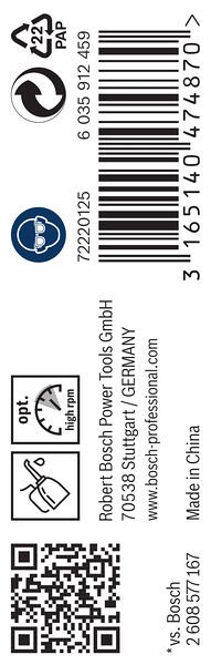 Sveder standardne dolžine PRO Metal HSS-G, 3,4 x 39 x 70 mm, 10 kosov