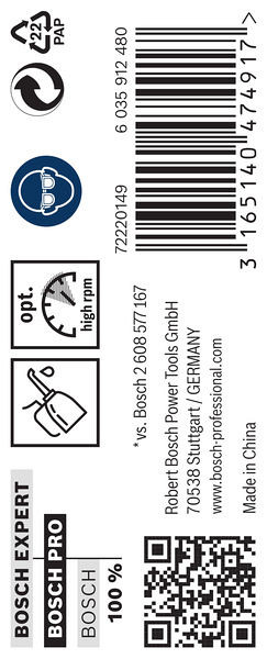 Sveder standardne dolžine PRO Metal HSS-G, 4,1 x 43 x 75 mm, 10 kosov