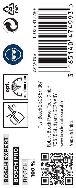 Sveder standardne dolžine PRO Metal HSS-G, 5,6 x 57 x 93 mm, 10 kosov