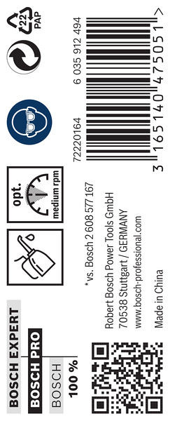 Sveder standardne dolžine PRO Metal HSS-G, 6,9 x 69 x 109 mm, 10 kosov